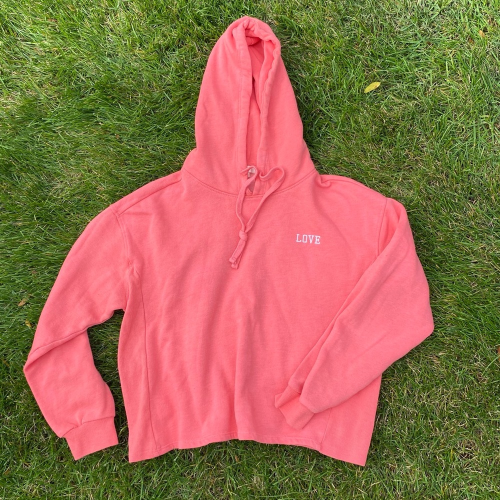Cropped Love Hoodie